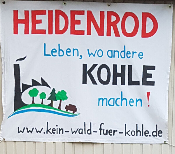 Plakat: Leben wo andere Kohle machen