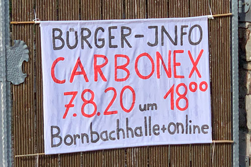 Plakat: Bürger Info am 07.08.2020