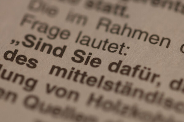 Fragestellung Bürgerentscheid aus Heidenroder TIP vom 13.08.2020