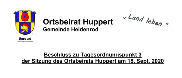 Ortsbeirat Huppert lehnt Carbonex Ansiedlung ab