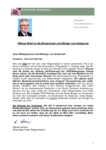 Offener Brief Wilfried Herborn