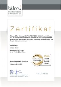 BITMi Zertifikat 2022 BITMi Zertifikat 2022