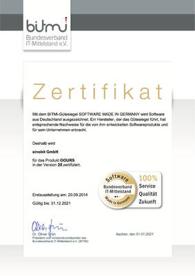 BITMi Zertifikat 2021