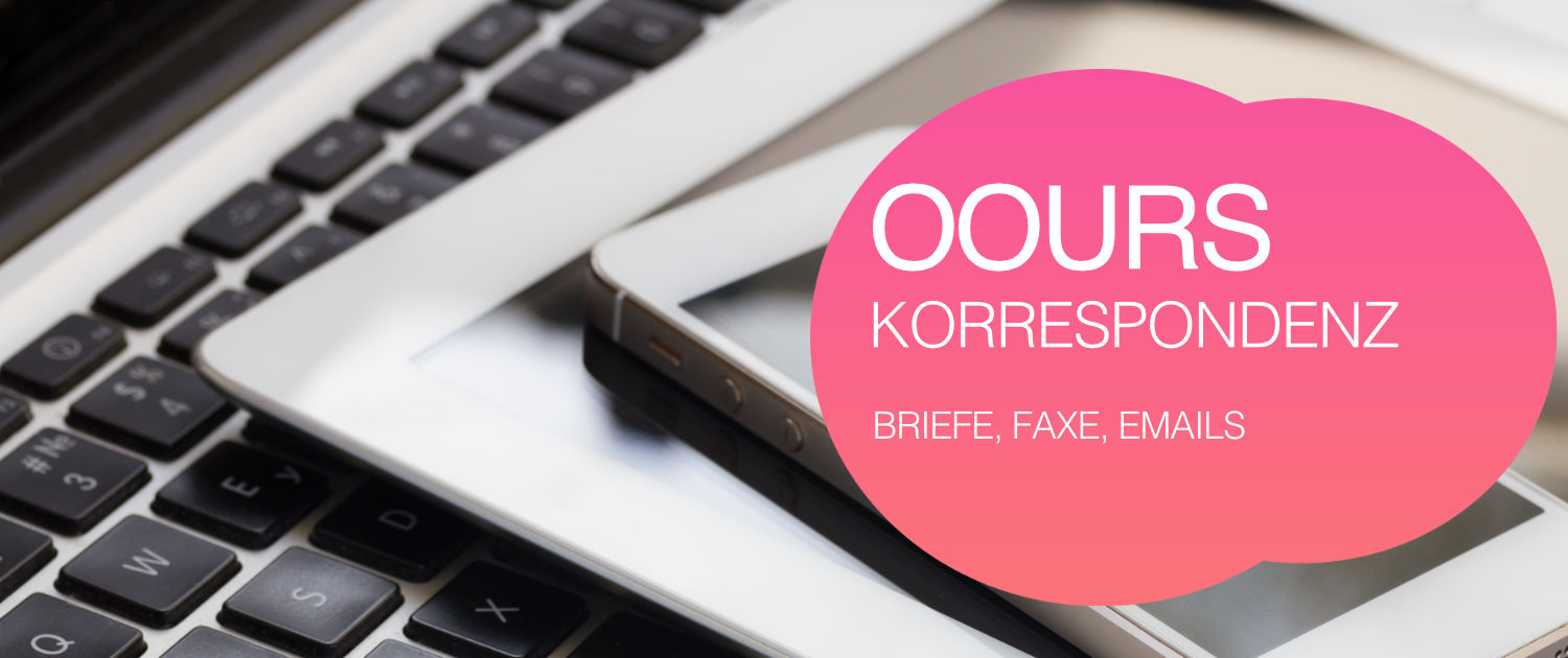OOURS Korrespondenz