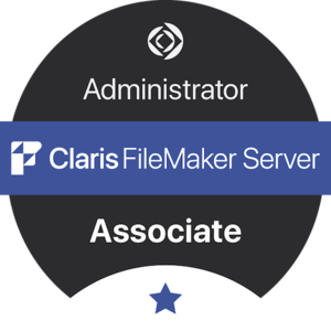 Badge Claris Server Administrator Badge Claris Server Administrator