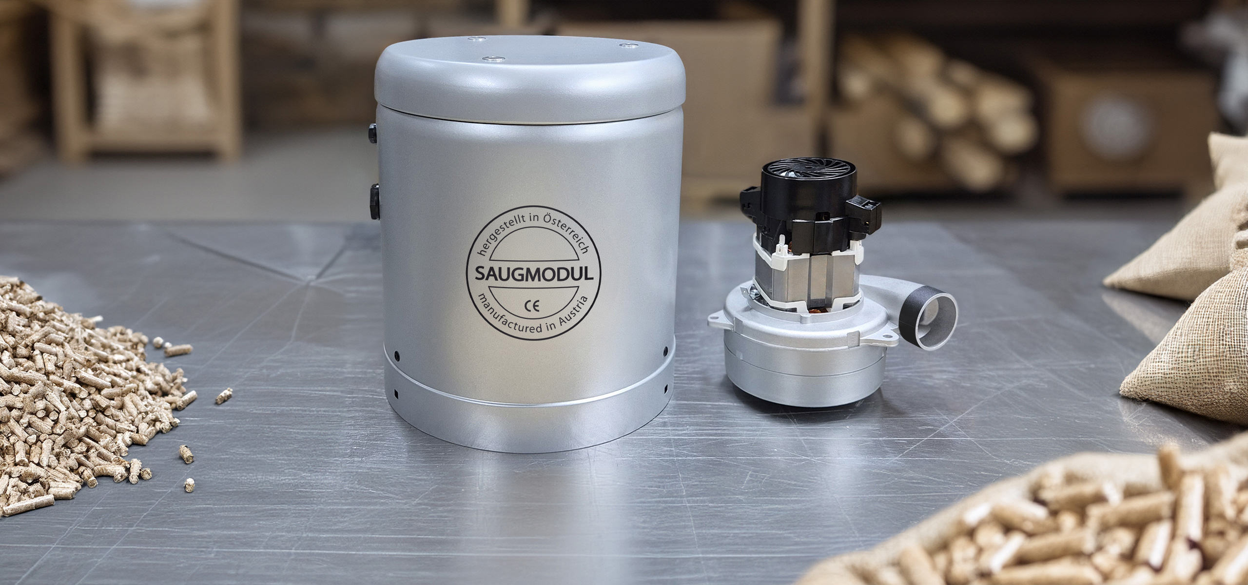Pellet Saugmodul und Saugmotor. Für das Pellet Saugsystem der Pelletheizung - GLOBALTEK Saugmodule Pellet Saugmodul und Saugmotor. Für das Pellet Saugsystem der Pelletheizung - GLOBALTEK Saugmodule