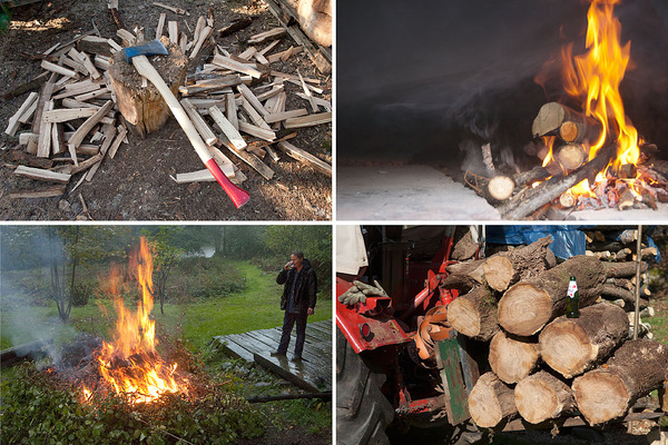 Holzernte 4_Holz_Feuer_4er_Block