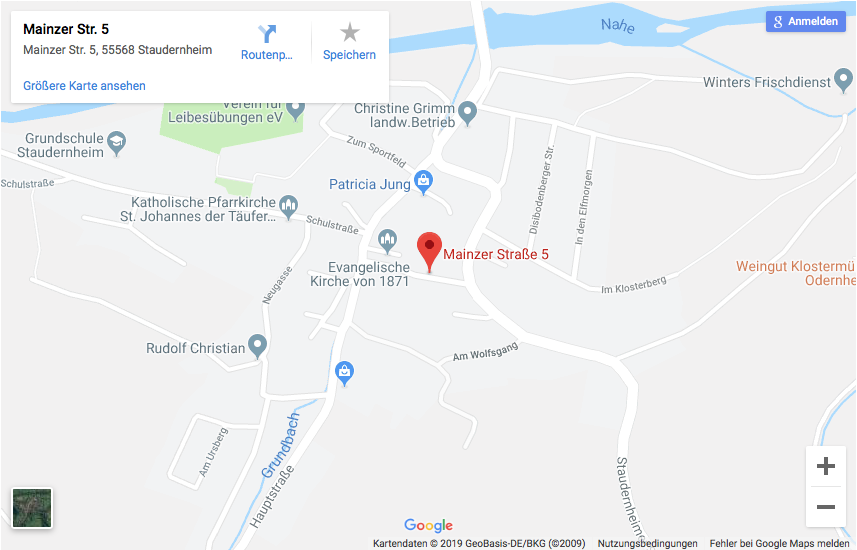 Karte Staudernheim