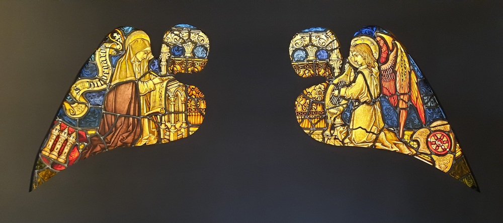 Fensterbild  musizierende Engel