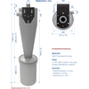 globaltek-zentralstaubsauger-zyklon-abscheider-grosser-behaelter-mit-halterung-technische-informationen